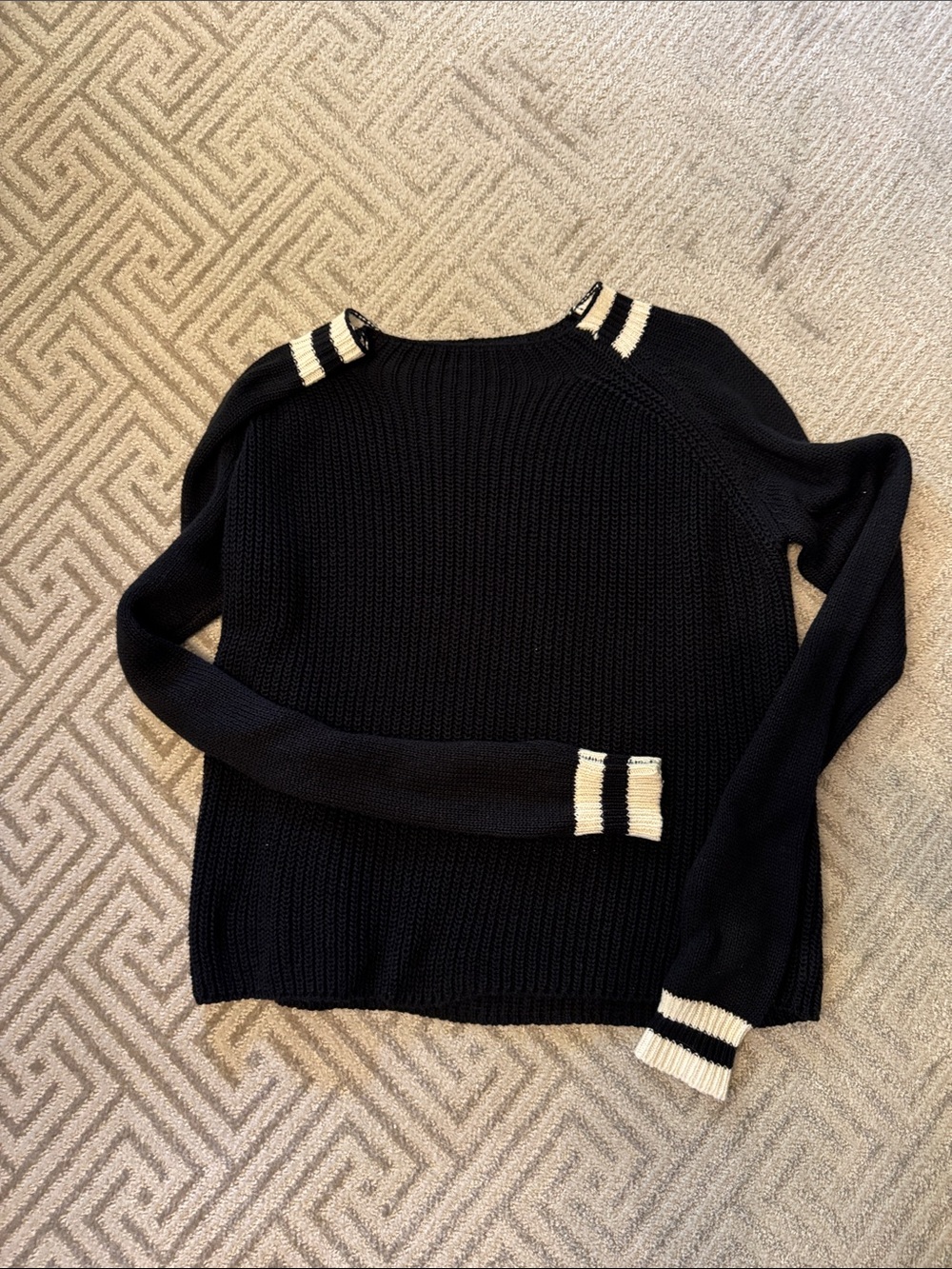 Mango Woman’s  dark navy Sweater